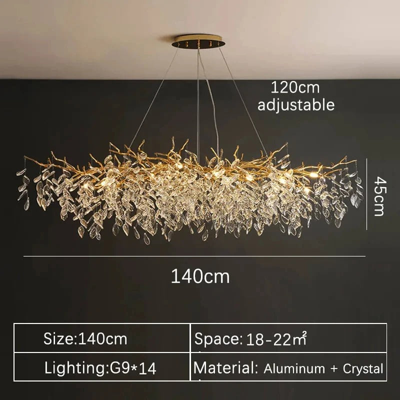 Luxury Gold Crystal