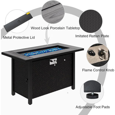 Propane Fire Pit Table