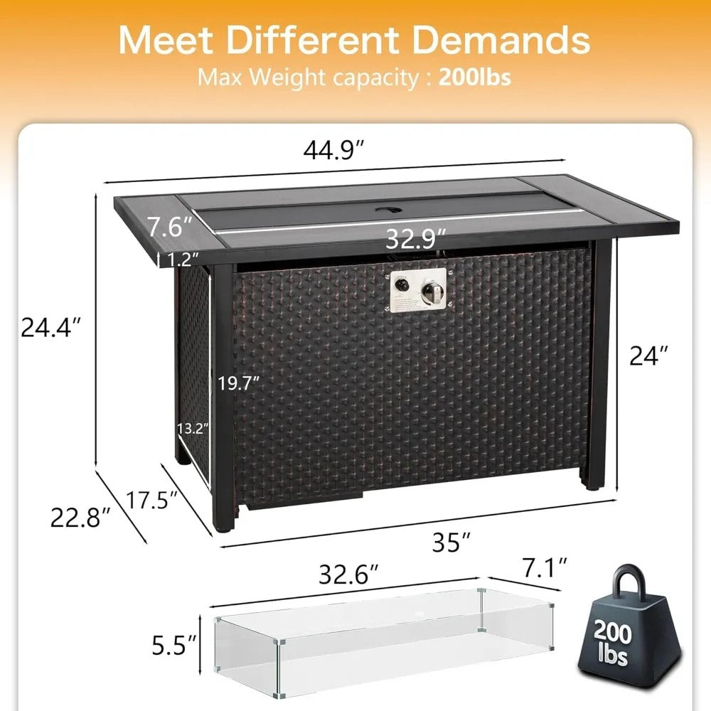 Propane Fire Pit Table